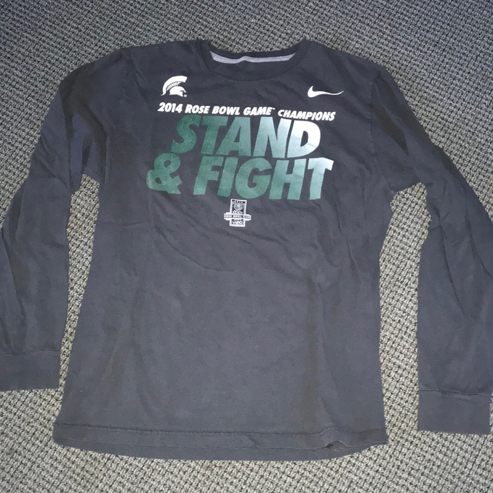 Michigan State Spartans 2014 Rose Bowl Champions 100th “Stand & Fight” tee